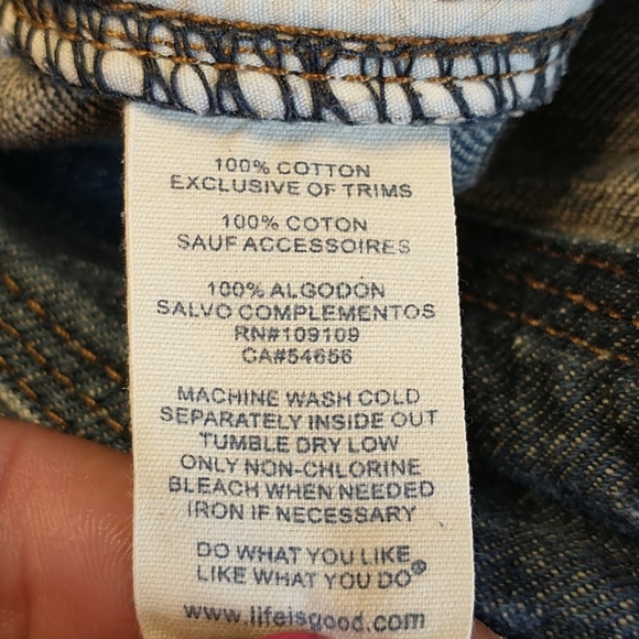 Life is good High Rise Denim Mini-Skirt Size 6 - Picture 8 of 12